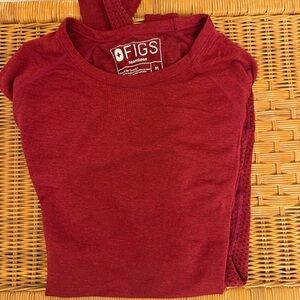 FIGS Women's Red Salta - Performance Underscrub M